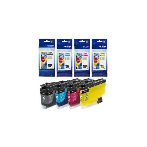 מארז ראשי דיו Brother LC426 XL Pack 4pck BK/C/M/Y למכירה 
