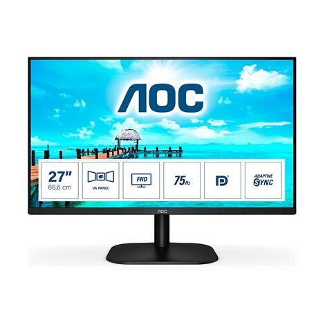 מסך מחשב AOC 27B2QAM  27 אינטש Full HD למכירה , 3 image