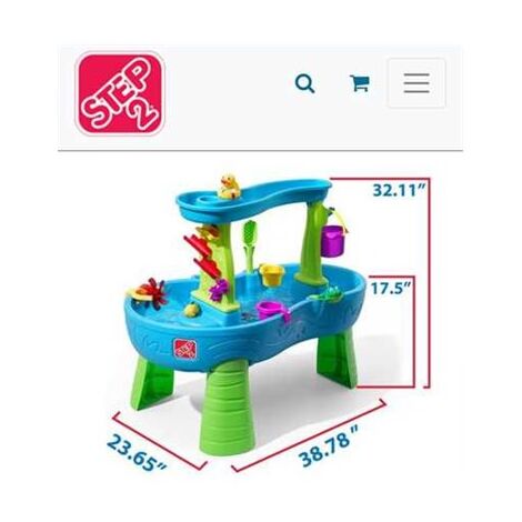 8746 Rain Showers Splash Pond Water Table Step2 למכירה , 3 image