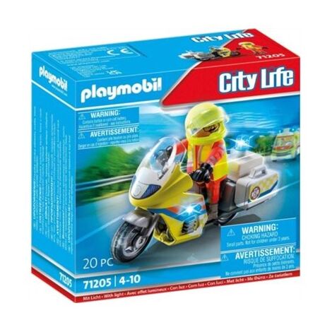פליימוביל 71205 Rescue Motorcycle with Flashing Light למכירה , 2 image