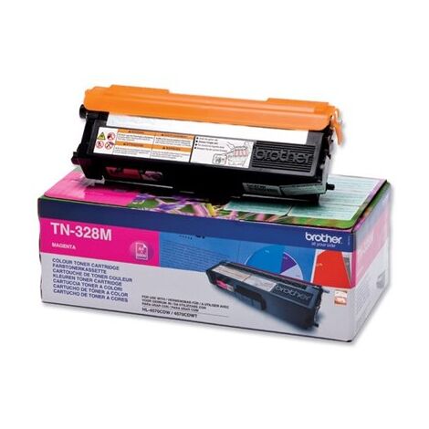 טונר מג'נטה / אדום  Brother TN328M למכירה , 2 image