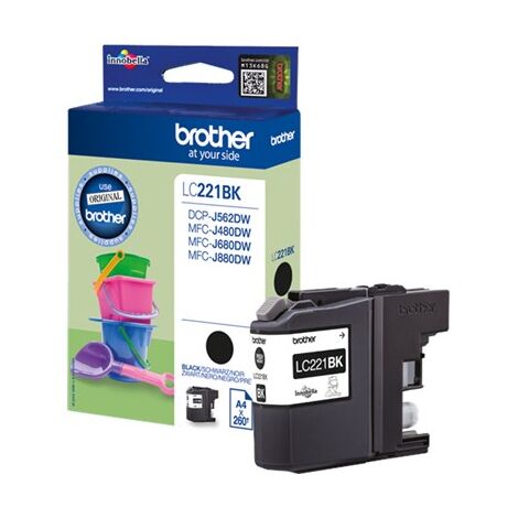 ראש דיו  שחור Brother LC221BK למכירה , 2 image