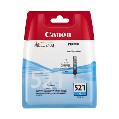 ראש דיו Canon CLI-521C 2934B001 קנון למכירה , 2 image