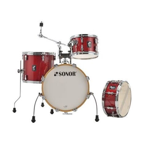 מערכת תופים Sonor AQX Jungle red moon sparkle למכירה , 2 image