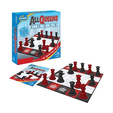 משחק All Queens Chess קו הסיום thinkfun למכירה , 2 image