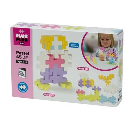 Plus Plus BIG 45 Piece Pastel Assortment Building Set למכירה 