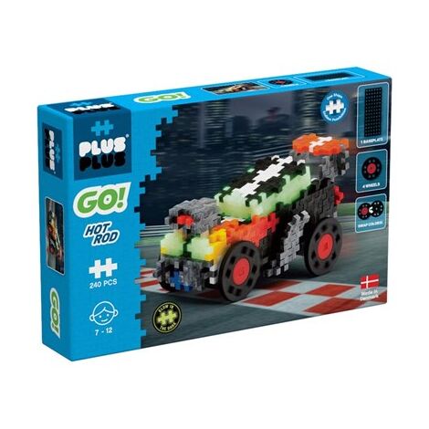 Plus Plus 7007 Go! Hot Rod מכונית מירוץ 240 חלקים למכירה , 3 image