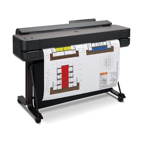 מדפסת  הזרקת דיו  תווינים HP DesignJet T630 24-in (5HB09A) למכירה , 2 image