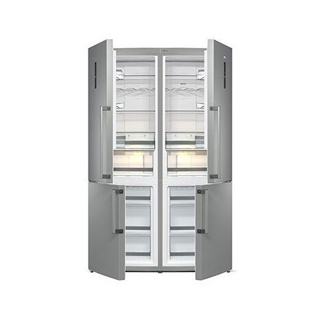 מקרר  מקפיא תחתון NRC6192TX כפול Gorenje  612 ליטר גורנייה למכירה , 3 image