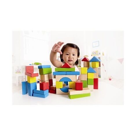 Hape E0409 Maple Wood Kids Building Blocks 50 Pieces למכירה , 2 image
