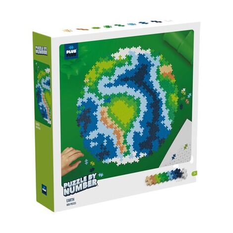 Plus Plus 3914 Puzzle By Number Earth למכירה , 2 image