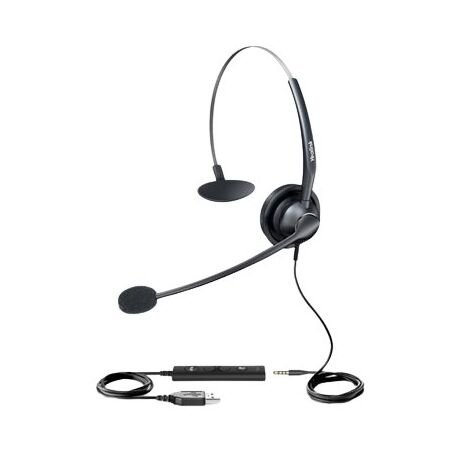 אוזניות  חוטיות Yealink YHS34 Lite Mono למכירה , 2 image