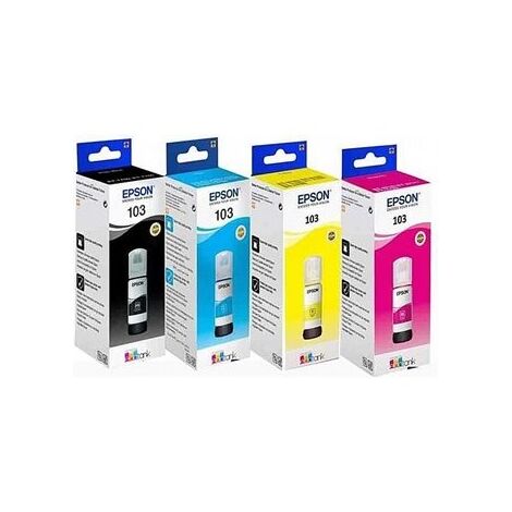 בקבוקון מילוי Epson 103 Pack 4 pck C13T00S64A אפסון למכירה , 4 image