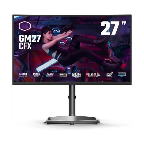 מסך מחשב Full HD CoolerMaster GM27-CFX למכירה , 2 image