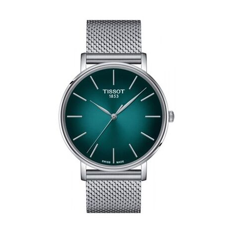 שעון יד  אנלוגי  לגבר Tissot Everytim T143.410.11.091.00 טיסו למכירה , 2 image