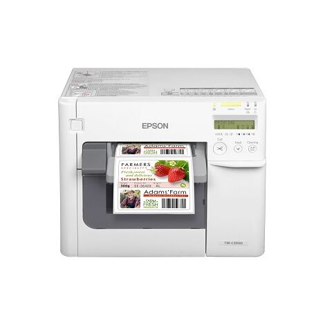 מדפסת  הזרקת דיו  להדפסת מדבקות ותוויות Epson TM-C3500 אפסון למכירה 