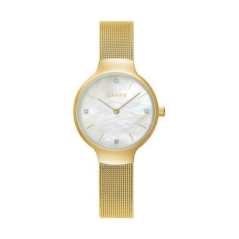 שעון יד  אנלוגי  לאישה OBAKU V241LXGWMG למכירה 