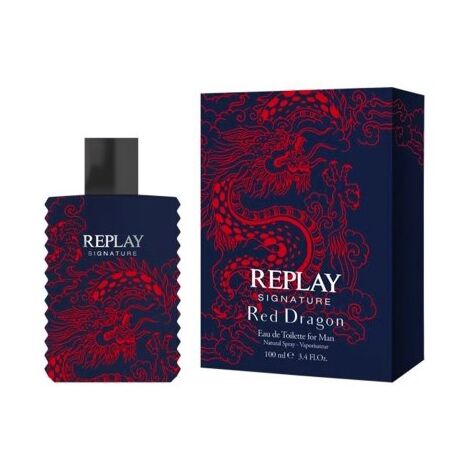 בושם לגבר Replay Signature Red Dragon E.D.T 100ml למכירה 