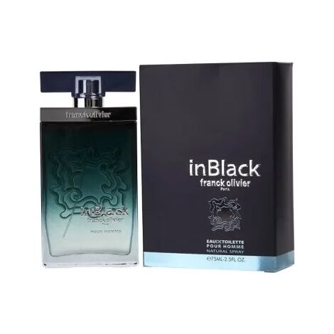 בושם לגבר Franck Olivier inBlack E.D.T 75ml למכירה , 3 image