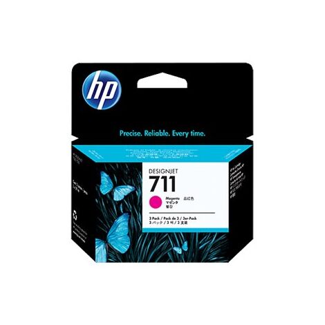 ראש דיו מג'נטה / אדום  HP 711 29-ml CZ135A למכירה , 2 image