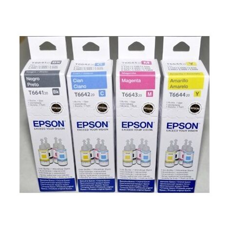 בקבוקון מילוי Epson T664 C13T66464A 4 colour multipack אפסון למכירה , 3 image