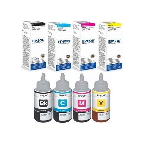 בקבוקון מילוי Epson T664 C13T66464A 4 colour multipack אפסון למכירה , 4 image