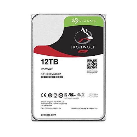 כונן קשיח  פנימי Seagate Ironwolf ST12000VN0007 12000GB למכירה 