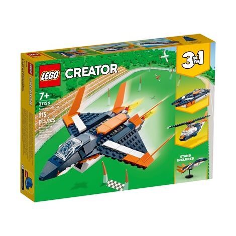 Lego לגו  31126 Supersonic-jet מטוס סילון על קולי למכירה 