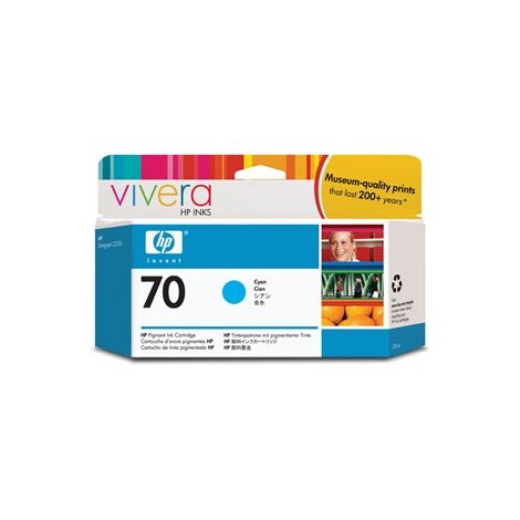 ראש דיו ציאן / כחול  HP 70 C9452A למכירה 