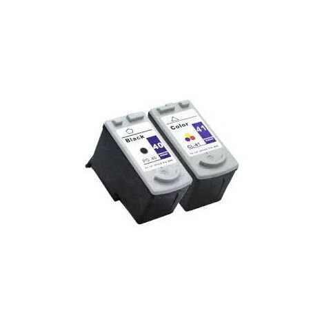 ראש דיו  שחור Canon PG-40 BK + CL-41 Color 0615B043 קנון למכירה 