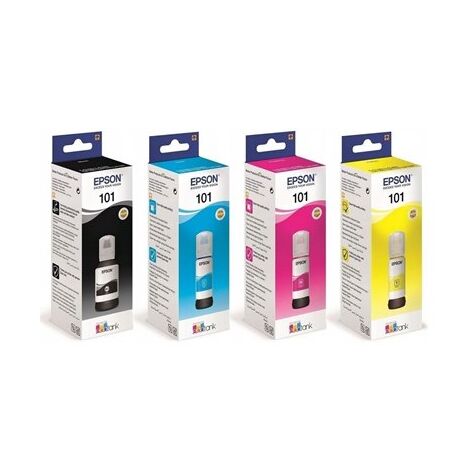 מארז ראשי דיו Epson 101 Pack 4 pck C13T03V64A אפסון למכירה , 4 image