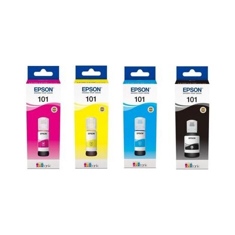 מארז ראשי דיו Epson 101 Pack 4 pck C13T03V64A אפסון למכירה , 2 image
