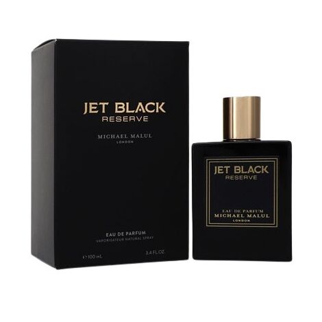 בושם לגבר Michael Malul Jet Black Reserve E.D.P 100ml למכירה 