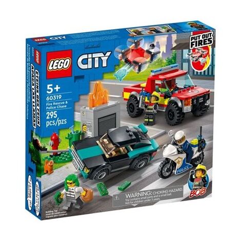 Lego לגו  60319 Fire Rescue & Police Chase למכירה , 2 image