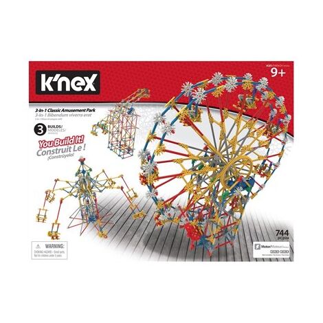 KNEX Thrill Rides – 3-in-1 Classic Amusement Park Building Set למכירה 