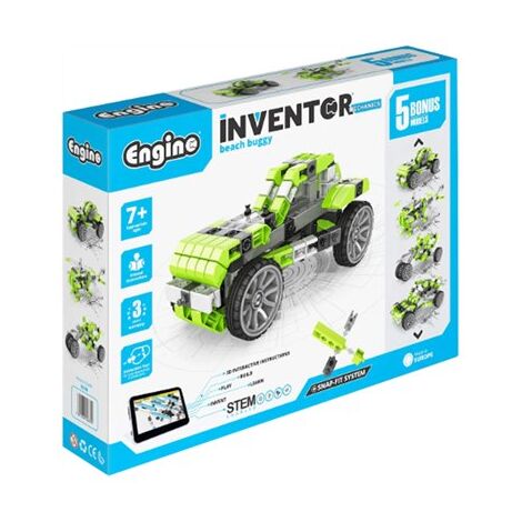 Engino IN30 Inventor Beach buggy with 5 bonus models Mechanics Set למכירה 