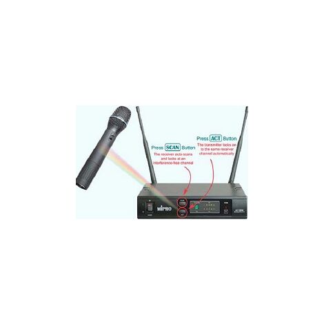מיקרופון אלחוטי MiPro ACT707SE למכירה , 2 image
