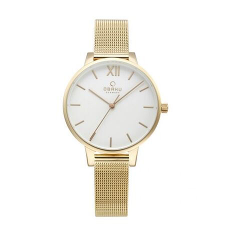 שעון יד  אנלוגי  לאישה OBAKU V209LXGIMG למכירה , 2 image