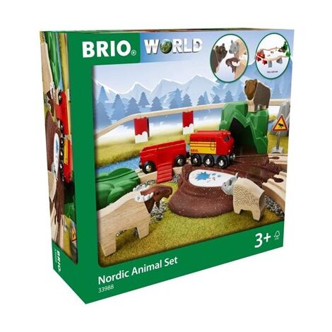 Brio 33988 סט מסלול + רכבת וקרון בריו למכירה 