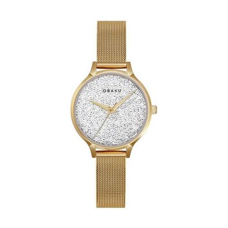 שעון יד  אנלוגי  לאישה OBAKU V238LXGWMG למכירה , 2 image