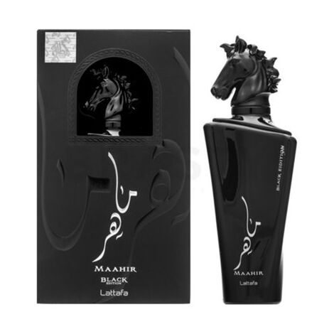 בושם לאשה Lattafa Maahir Black Edition E.D.P Unisex 100ml למכירה , 2 image