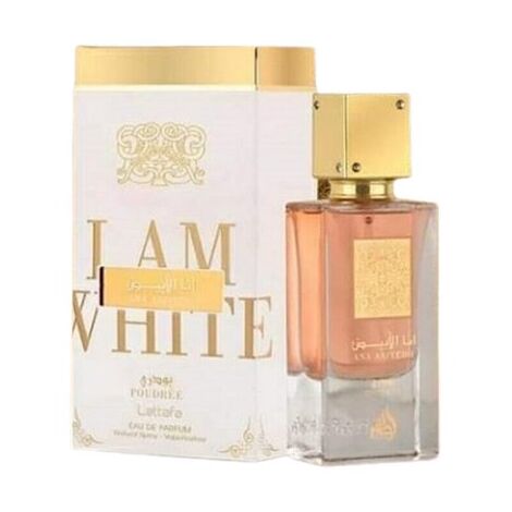 בושם לאשה Lattafa I Am White Poudree E.D.P For Unisex 60ml למכירה , 3 image