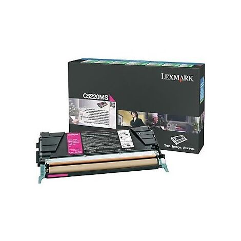 טונר מג'נטה / אדום  Lexmark C5220MS לקסמרק למכירה , 2 image