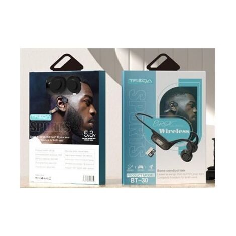 אוזניות Treqa BT30 Bluetooth למכירה , 2 image