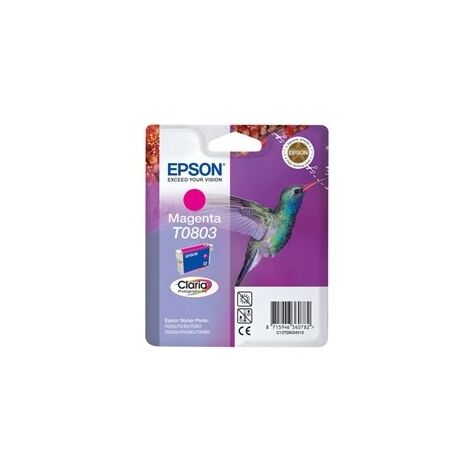 ראש דיו מג'נטה / אדום  Epson T0803 אפסון למכירה , 2 image