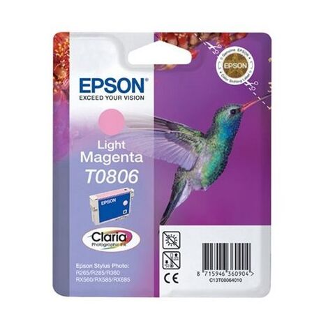 ראש דיו מג'נטה / אדום  Epson T0806 אפסון למכירה , 2 image