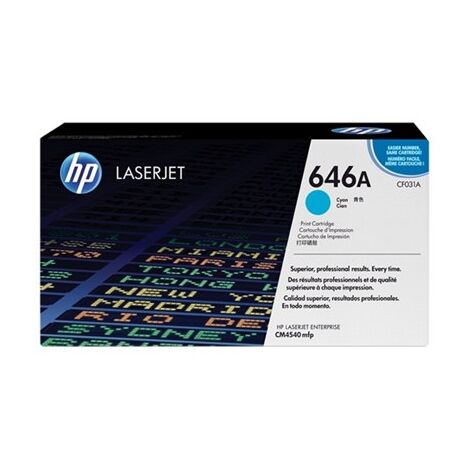 טונר ציאן / כחול  HP 646A CF031A למכירה , 2 image