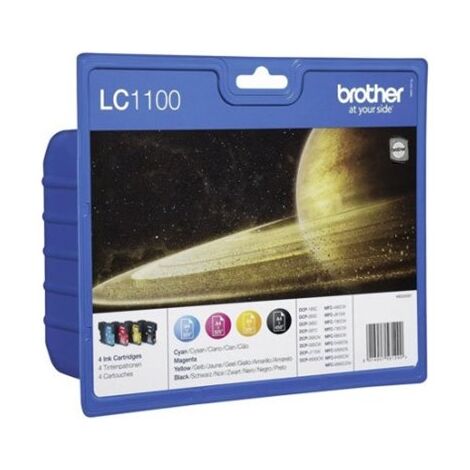 מארז ראשי דיו LC-1100 סט 4 ראשי דיו Brother למכירה , 2 image