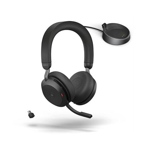 אוזניות Bluetooth Evolve2 75 כולל מעמד טעינה JABRA ג'אברה למכירה , 2 image