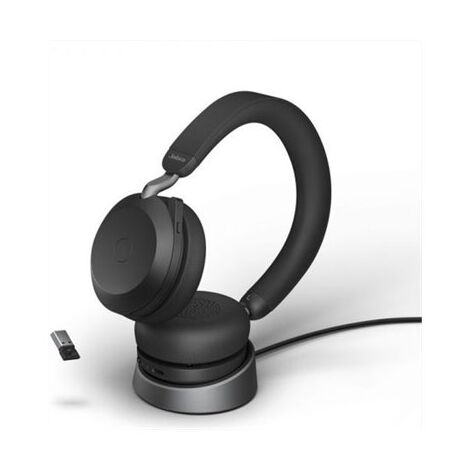 אוזניות Bluetooth Evolve2 75 כולל מעמד טעינה JABRA ג'אברה למכירה , 3 image